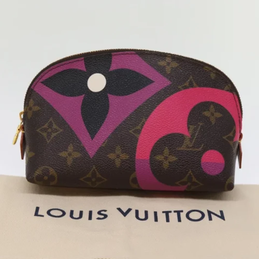 Louis Vuitton Vintage Pre-owned Canvas clutches Brown Dames