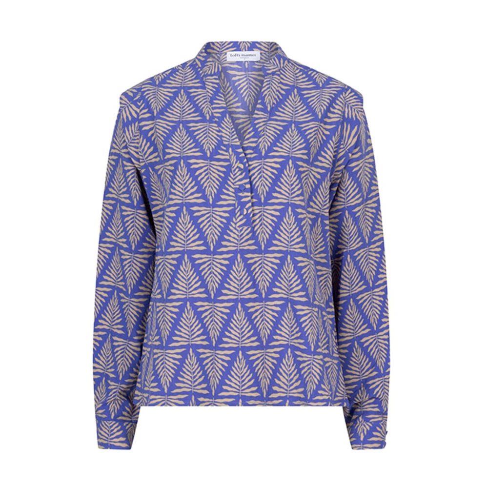 Lofty Manner Sophie Blouse Lange Mouw Purple Dames