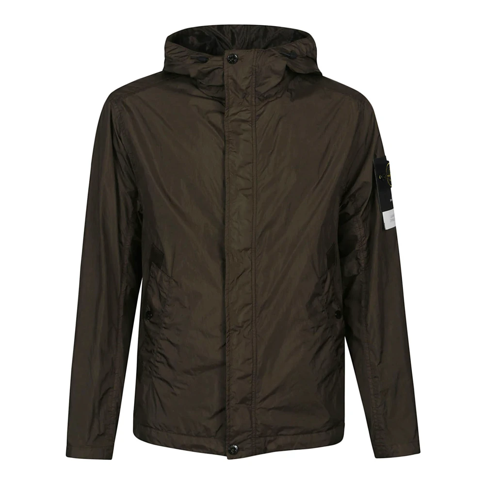 Stone Island Stijlvolle Parka Jas voor Mannen Green Heren
