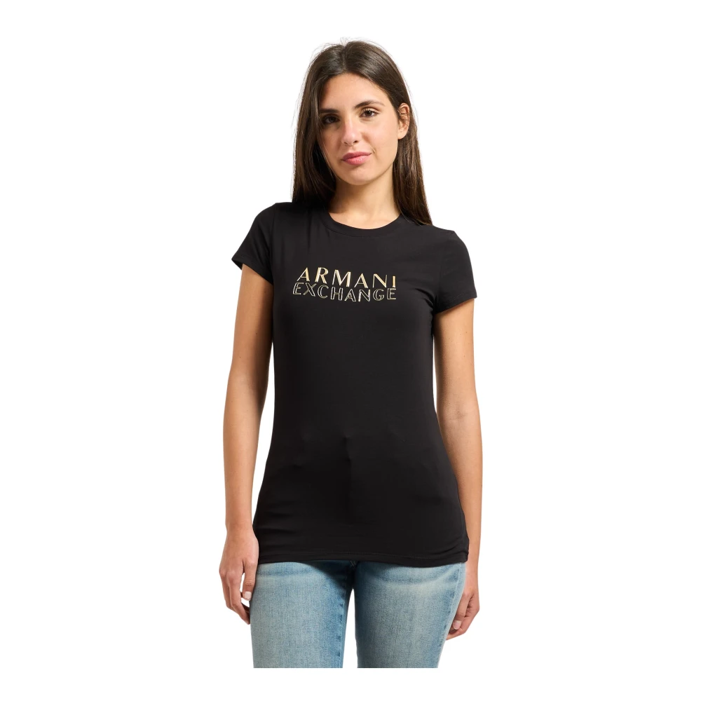 Armani Exchange Donna Nero Top, Xs, New,