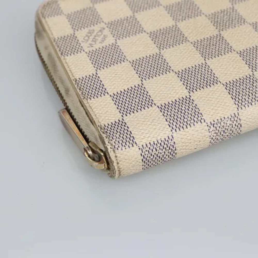 Louis Vuitton Vintage Pre-owned Canvas wallets White Dames