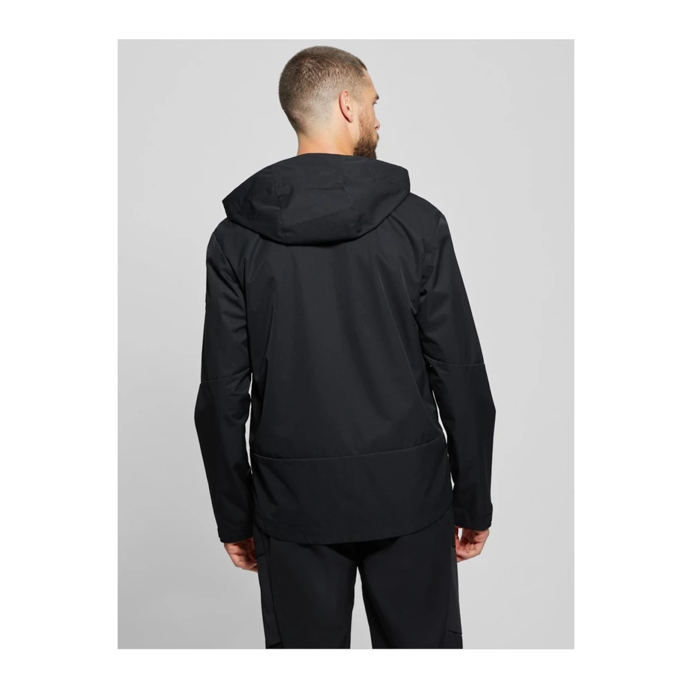 Guess Capuchonrits Jas Zwart Black Heren
