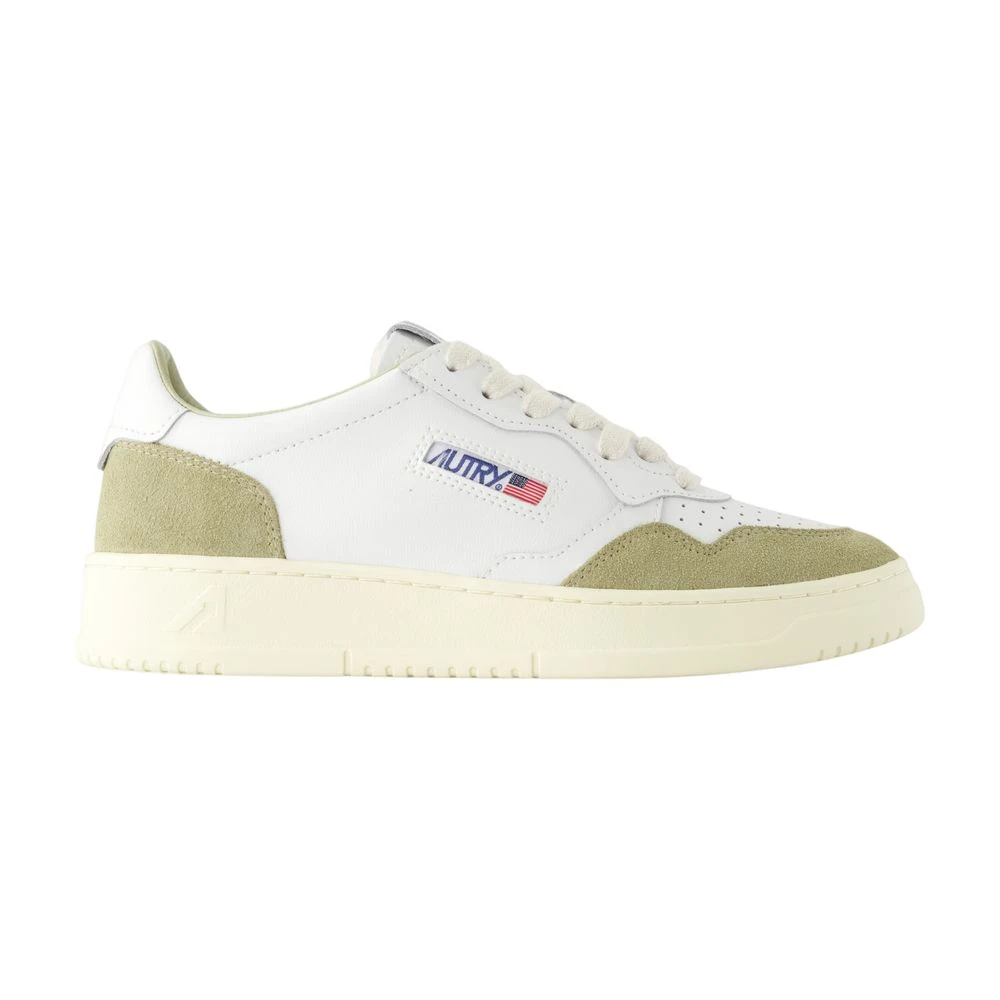 Autry Men's White Sneakers, 7 Uk, Medalist Low Trainers