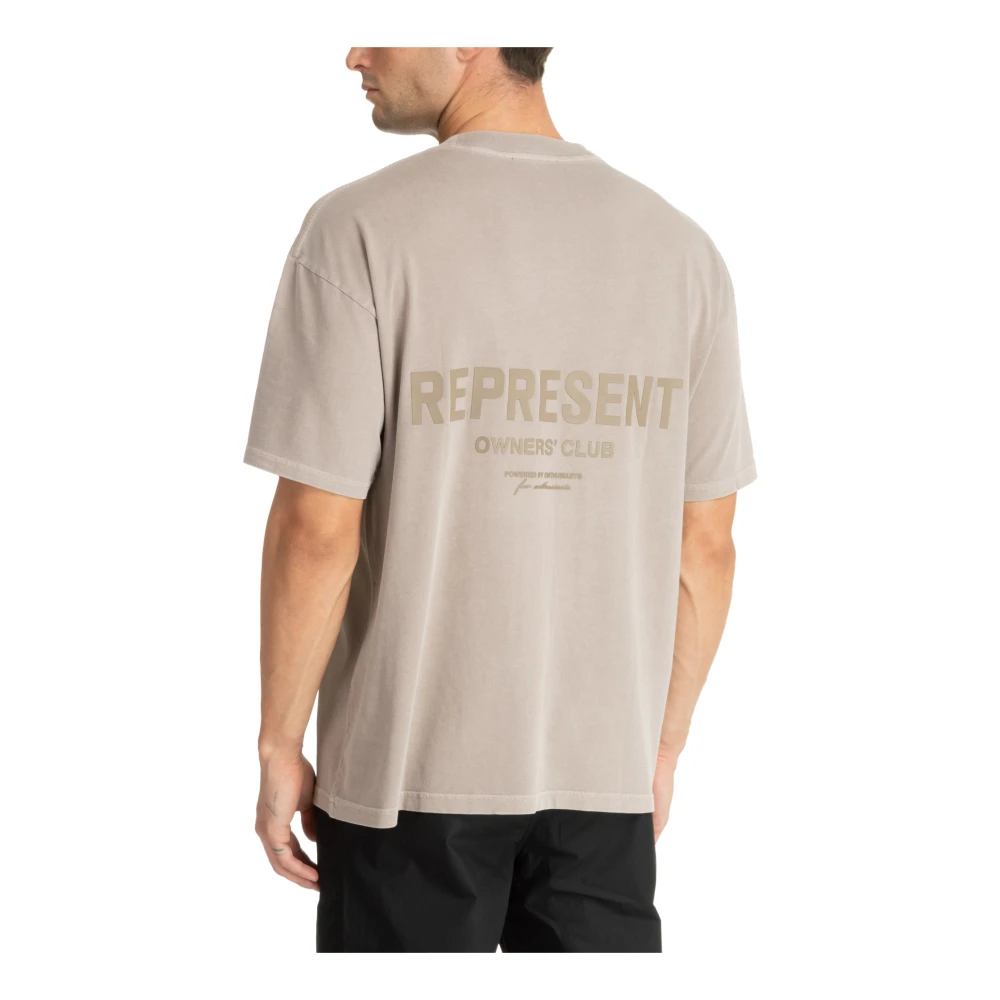 Represent Owners Club T-shirt Beige Heren