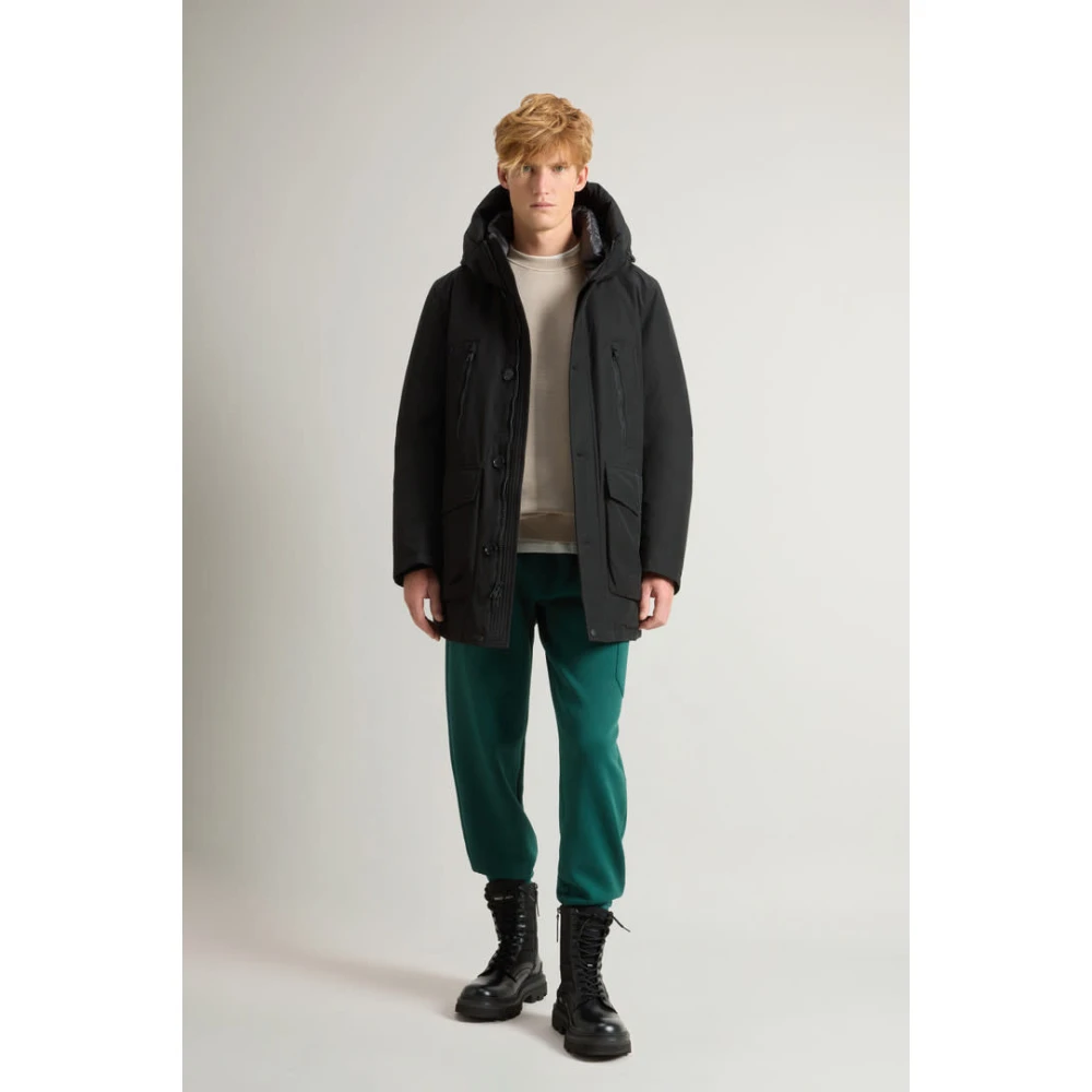 Woolrich Arctic Parka Zwart Mannen Winterjas Black Heren