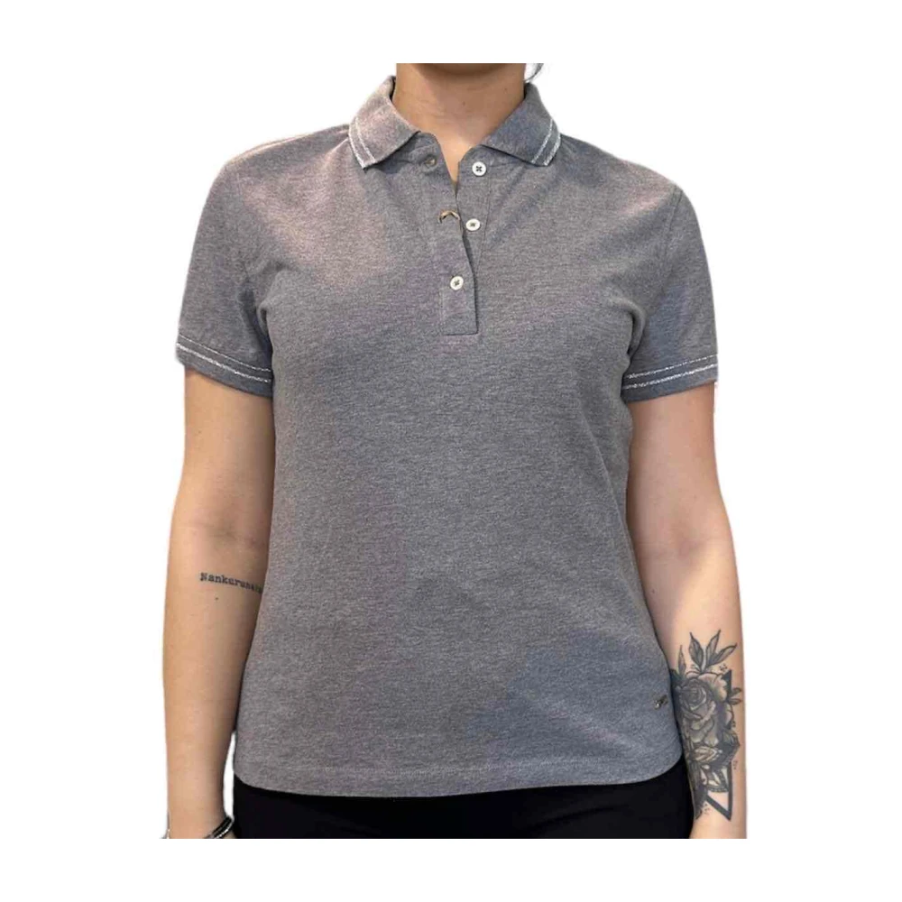 Fay - Tops > Polo Shirts - Gray - Fay - Modalova