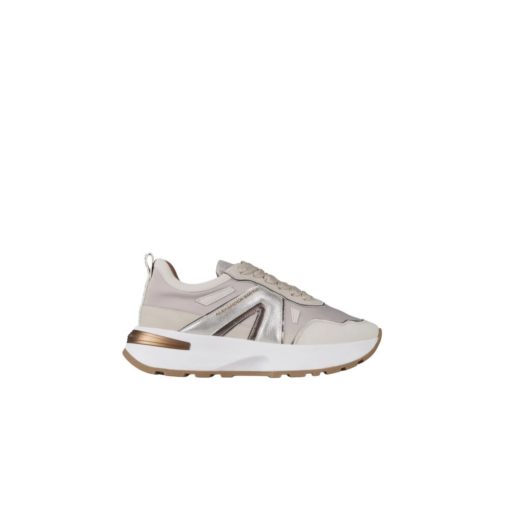 Alexander Smith Liverpool Donna in ivoor nylon en stoffige poedercoating Dames Schoenen Veelkleurig Multicolor