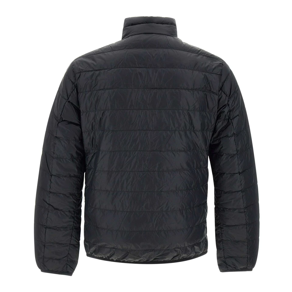 Emporio Armani EA7 Zwarte Jassen voor Mannen Black Heren