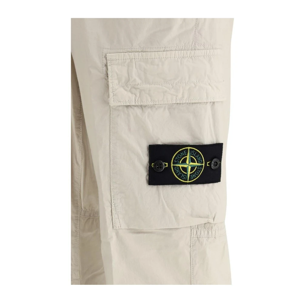 Stone Island Cargo Broek met Meerdere Zakken Beige Heren