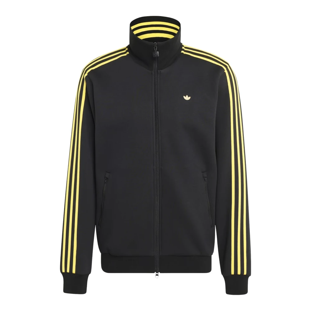 Adidas Originals Men's Black Classic Tipped Stripes Track Top - Training Jackets - M - Sport