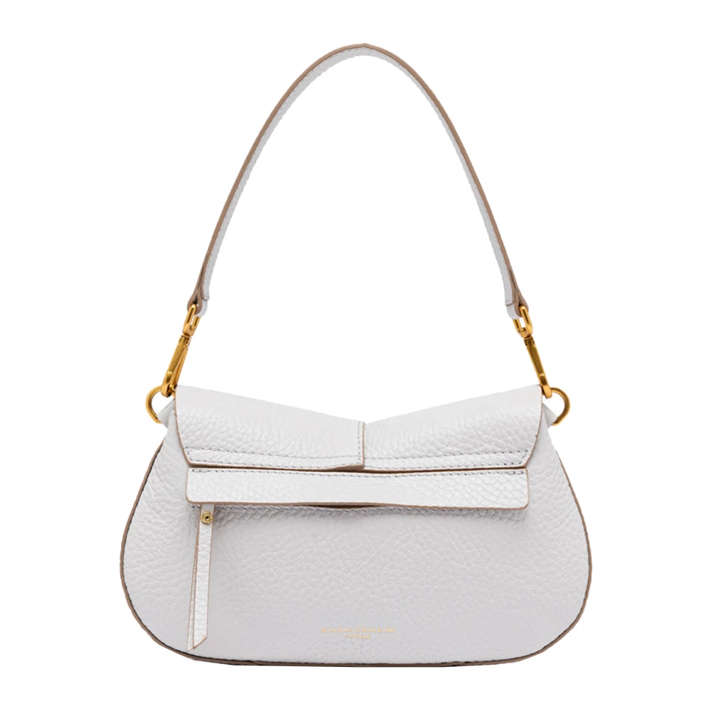 Gianni Chiarini Stijlvolle Afneembare Handvat Schoudertas White Dames