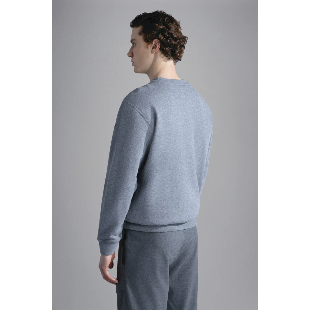 PAUL & SHARK Grijze Regular Fit Katoenen Sweatshirt Gray Heren