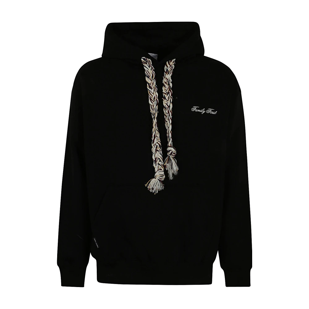 Family First Zwarte Hoodie Symbool Black Heren