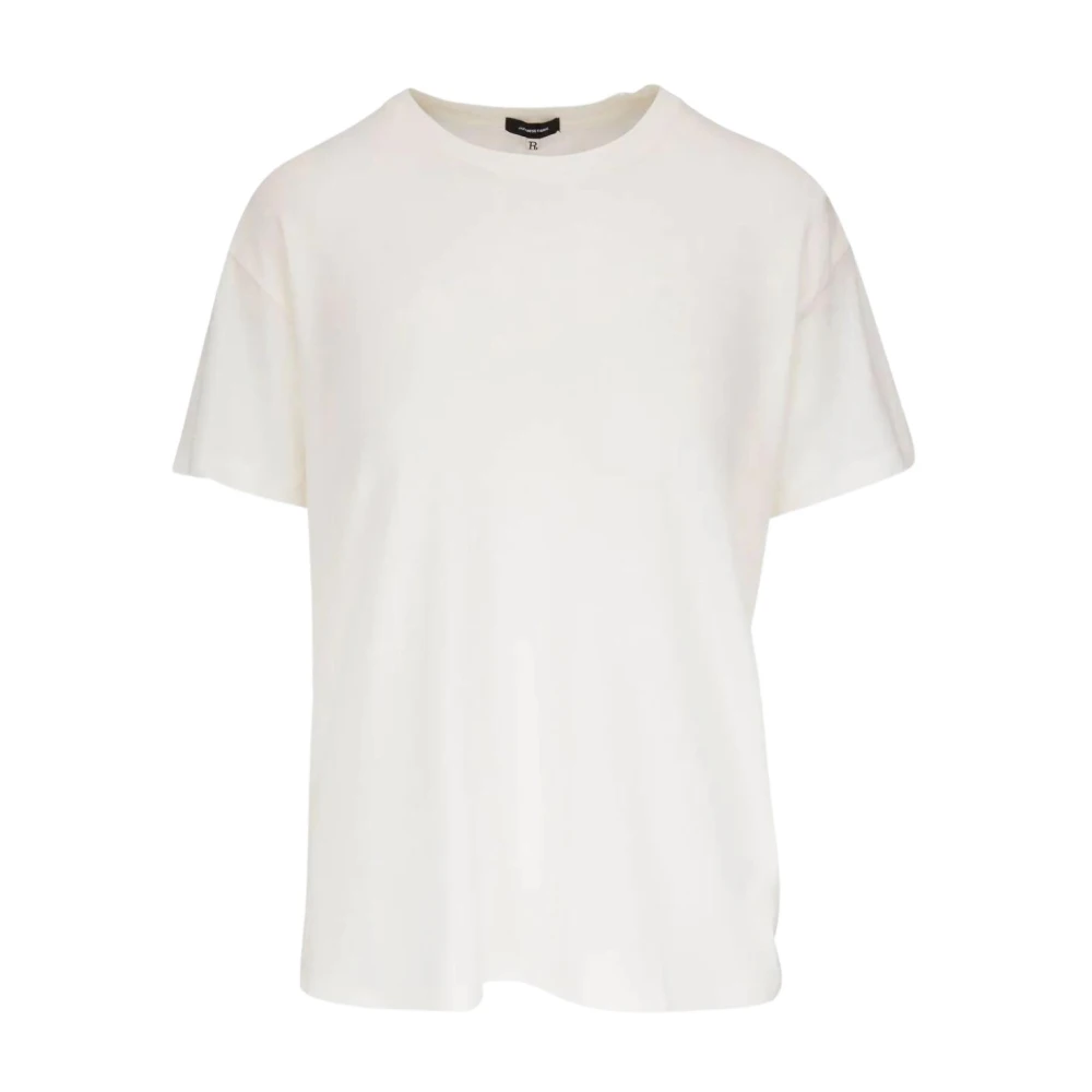 R13 T-Shirts White Dames