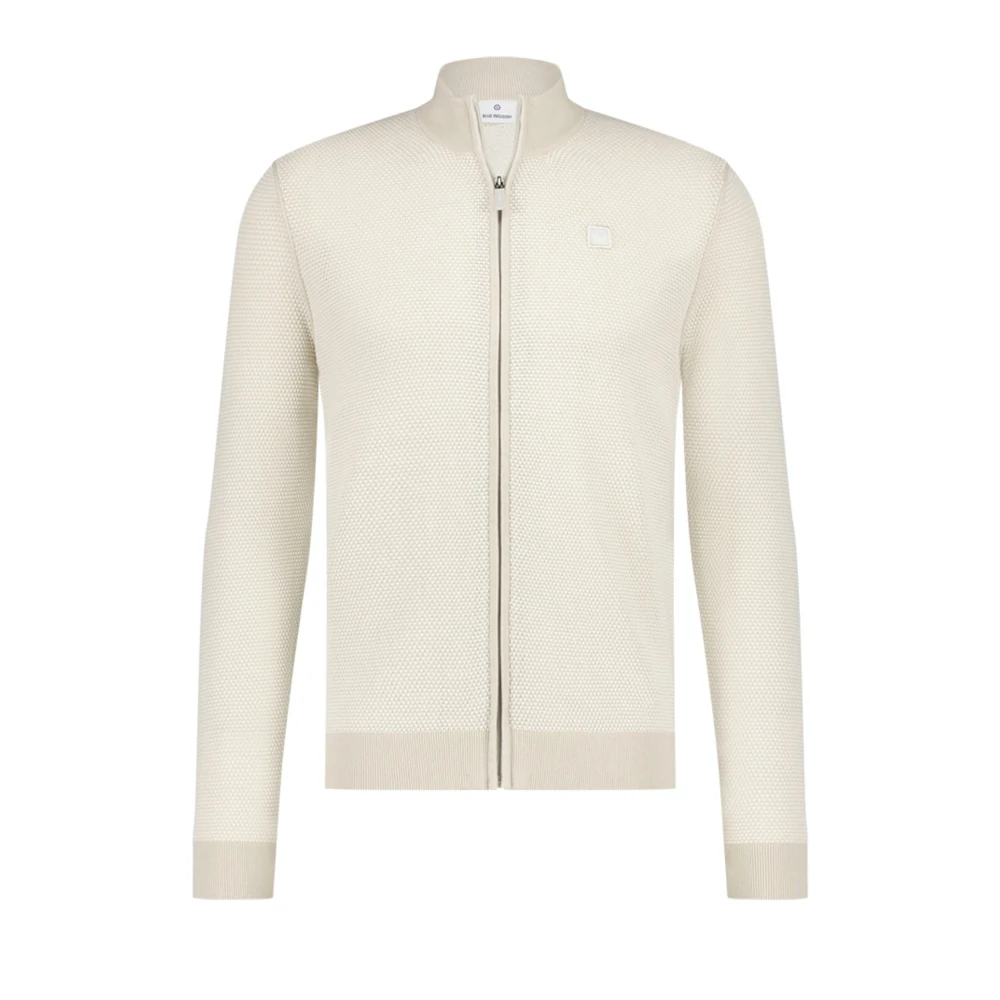 Blue Industry Beige Heren Vest met Rits Beige Heren