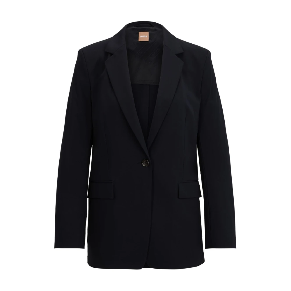 Hugo Boss Elegante Blazer voor Moderne Look Black Dames