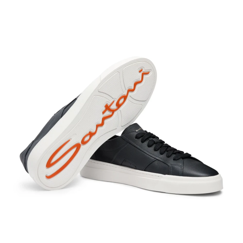 Santoni Double Buckle Sneaker