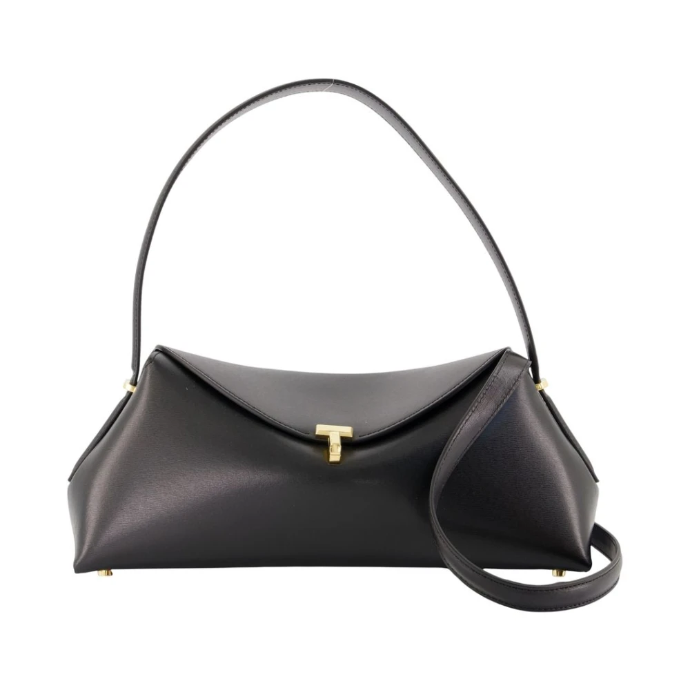 Totême , Shoulder Bags, Female, Black, One Size, T-Lock Shoulder Bag
