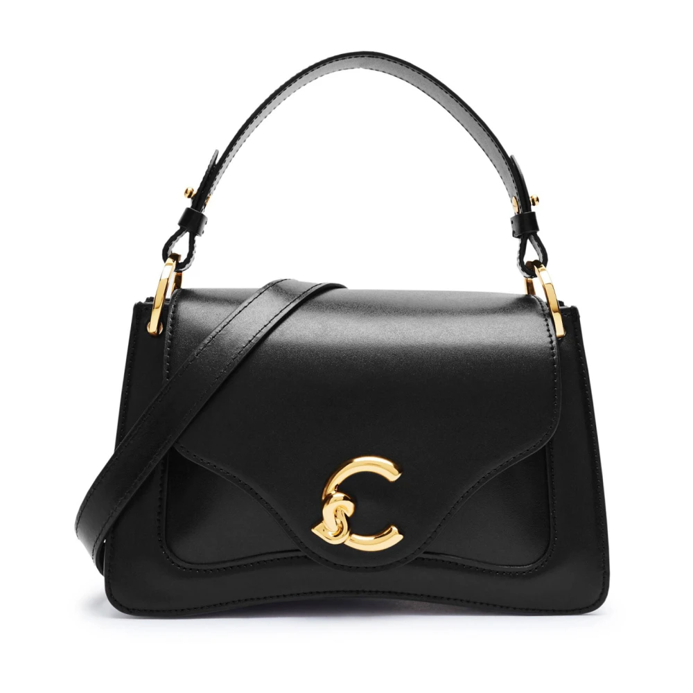 Coccinelle Black Handbags, Female, One Size, C-Me Calf Handbag
