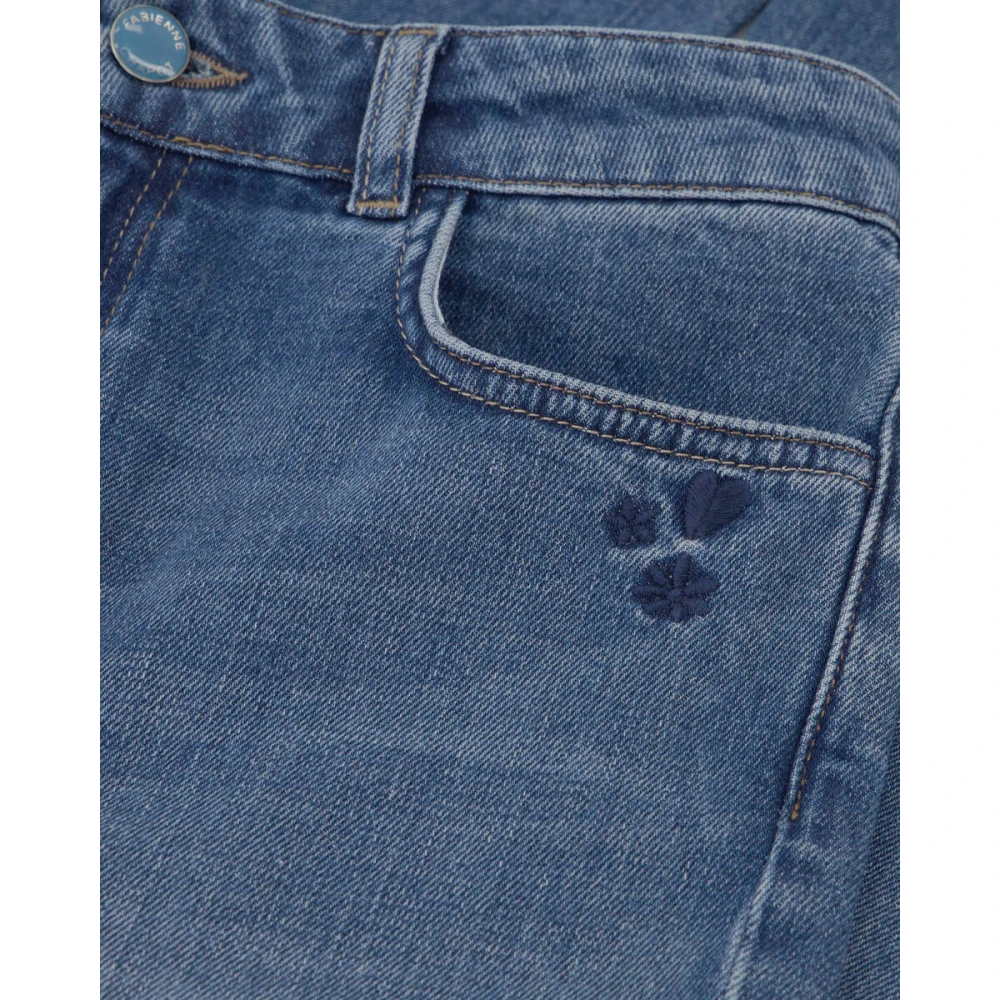 Fabienne Chapot Eva Flare Jeans Blue Dames
