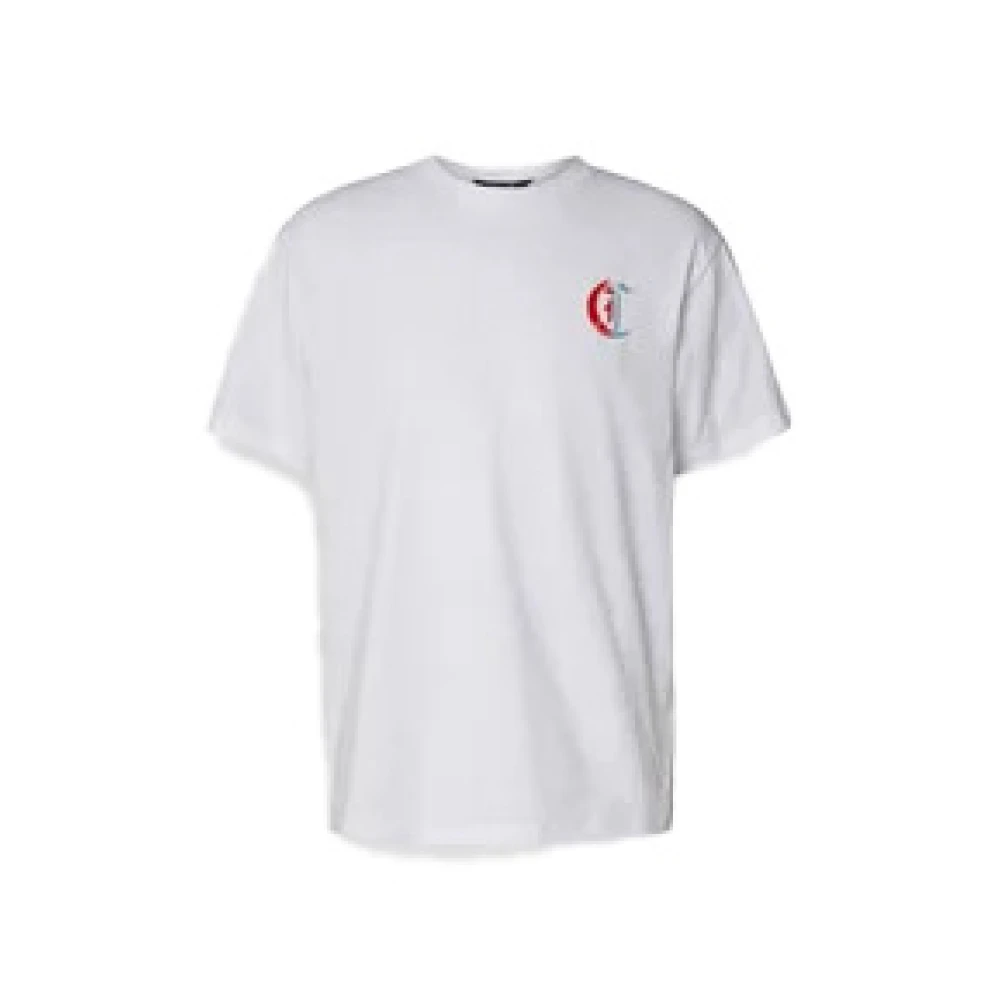 Just Cavalli White T-Shirts, Male, 2XL, T-Shirt