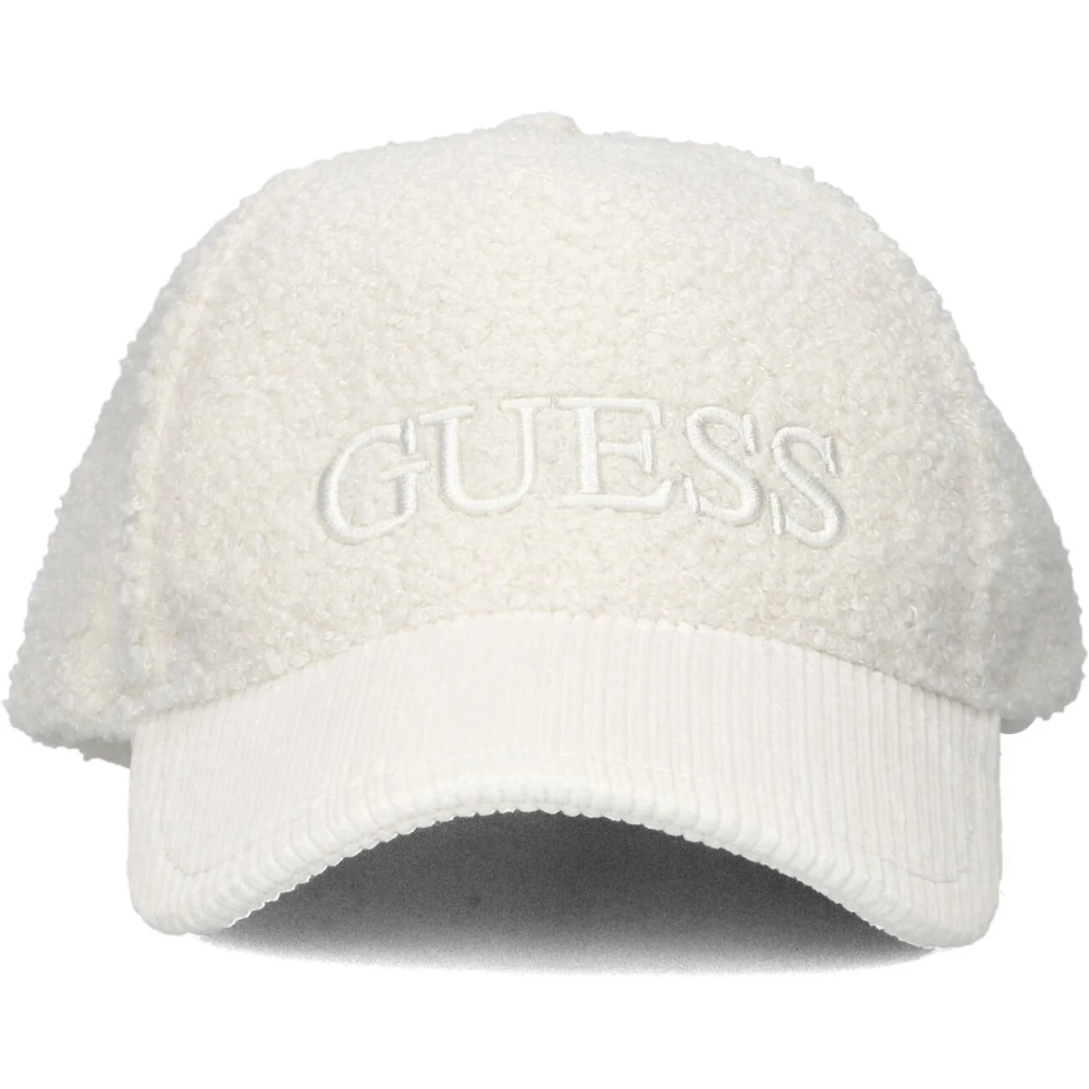 Guess Witte Baseballpet White Dames