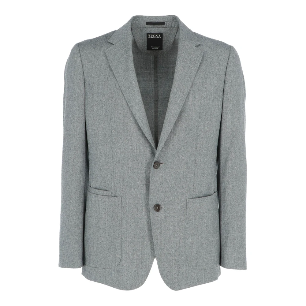Ermenegildo Zegna Techmerino Elegant Suit Gray Heren