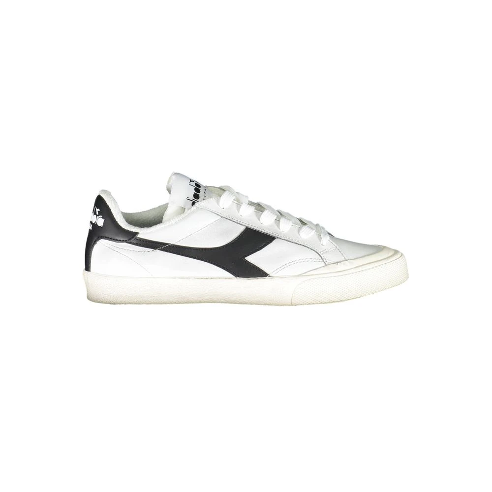 Diadora Women's White Fabric Sneaker