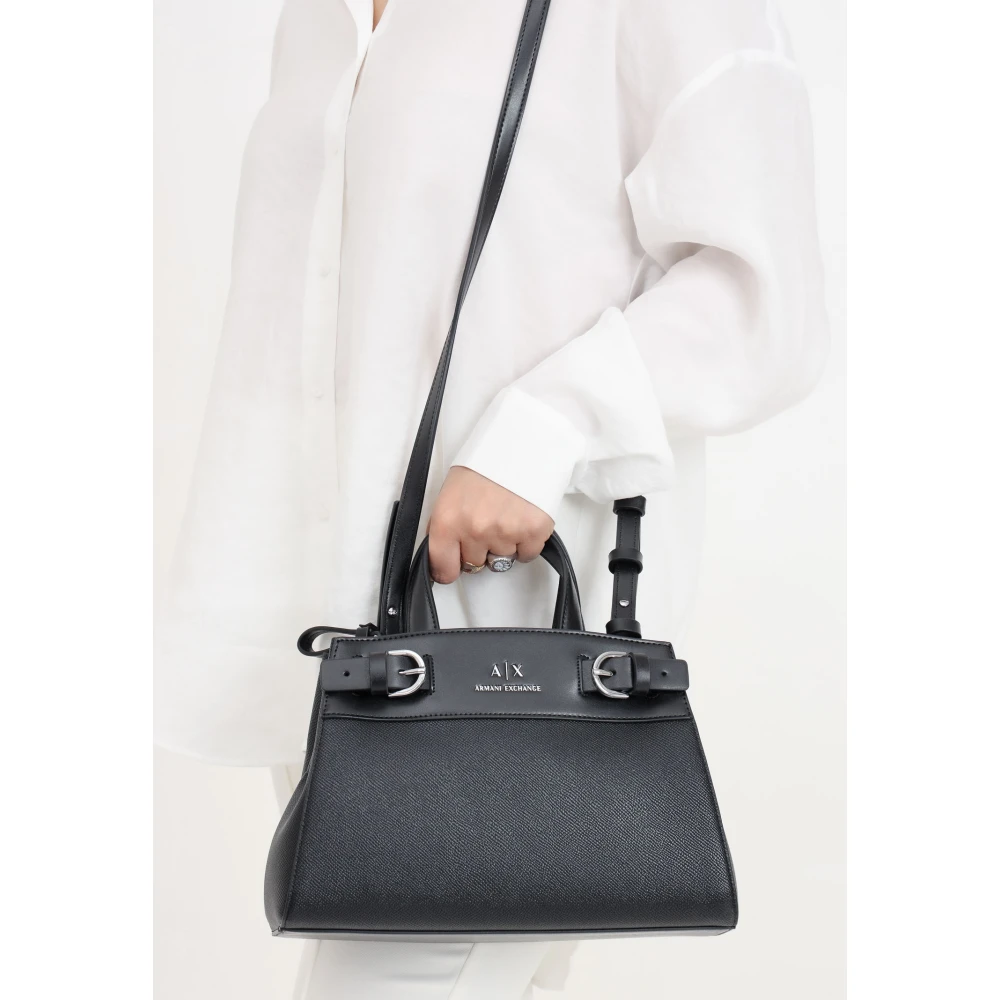 Armani Exchange Handbags Black Dames