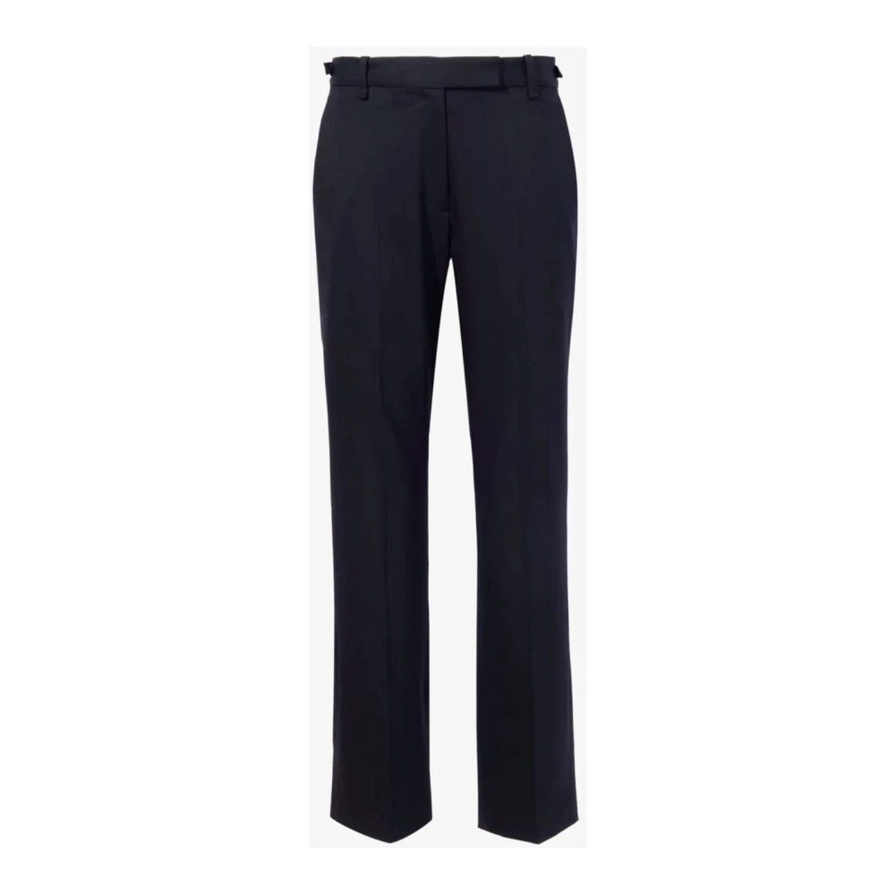 Proenza Schouler Zwarte wollen twill broek Black Dames