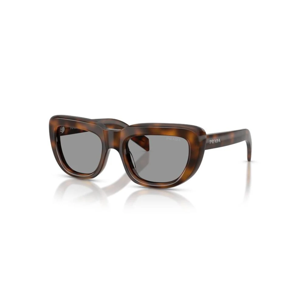 Prada Women's 0PR D07S Oversized Sunglasses - Junipr Tortoise - Image 4