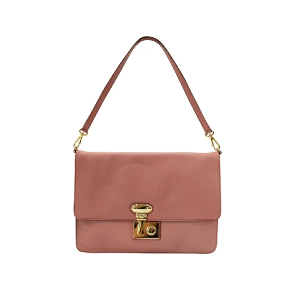 Dolce & Gabbana Pre-owned Leather handbags Pink Dames