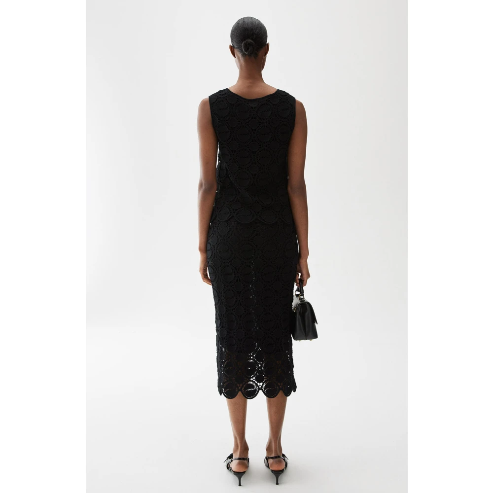 Busnel Zwarte Pencil Rok Black Dames