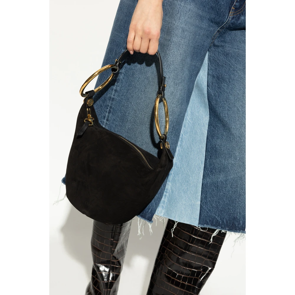Chloé Schoudertas Armband Klein Black Dames