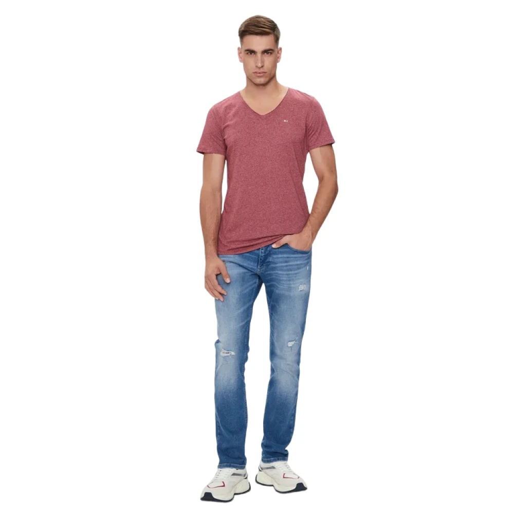 Tommy Jeans Blauwe Denim Jeans Aw24 Blue Heren