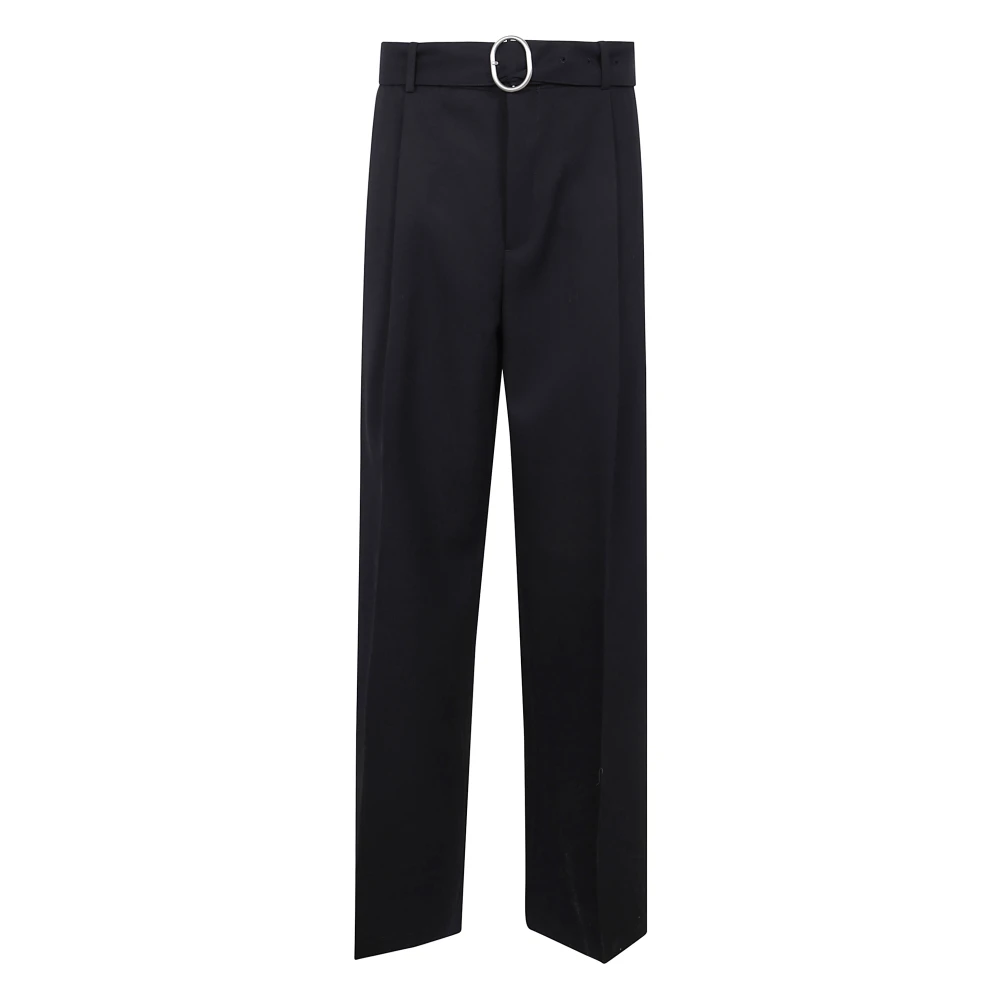 Jil Sander Zwarte Broek 139 AW 28 Black Heren