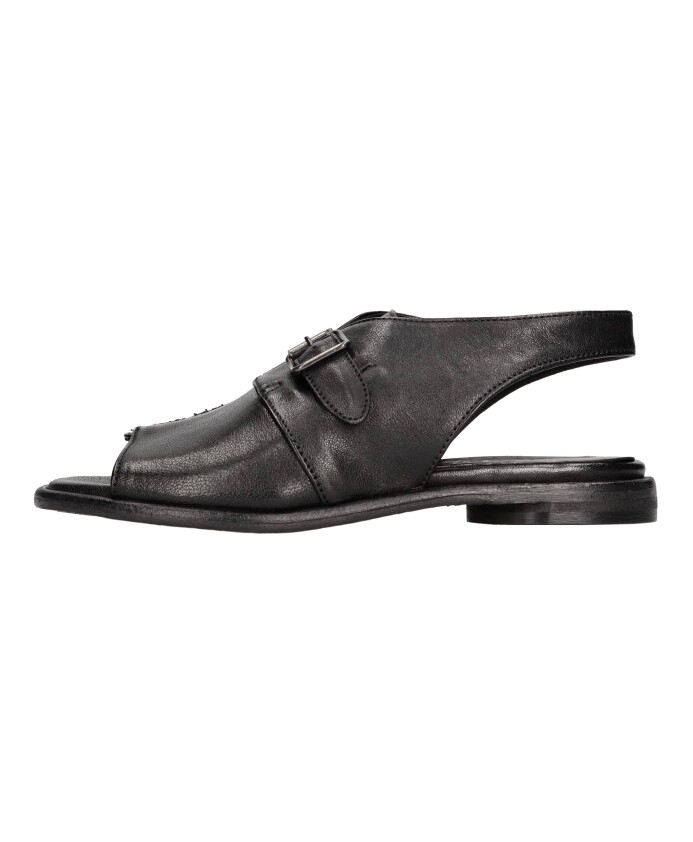 chaussures-plates-noires