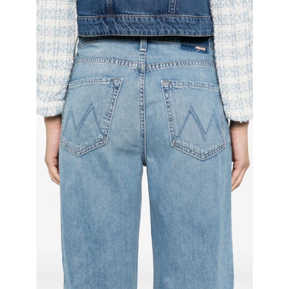 Mother Blauwe Denim Jeans voor Vrouwen Blue Dames