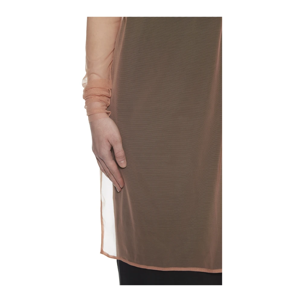 Rick Owens Stretch Jasje van Tule Pink Dames