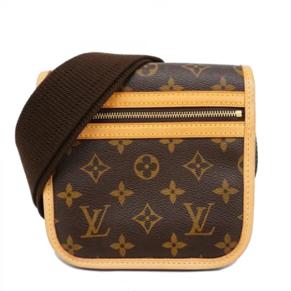 Louis Vuitton Vintage Pre-owned Fabric shoulder-bags Brown Dames