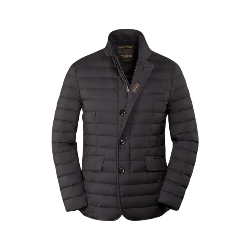 Moorer Men's Black Down Jackets, L, Zavyer-S3 Jacket