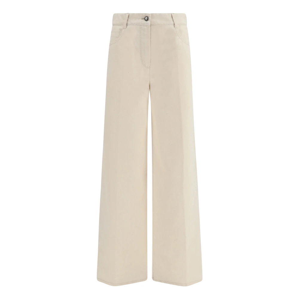 Forte Forte Donna Beige Pantaloni, S, New,