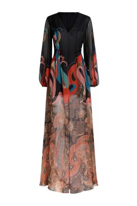 chinese dress ladies Etro Yellow Silk Print Dress with Australian Wildlife Size 44 / 8 main image 0