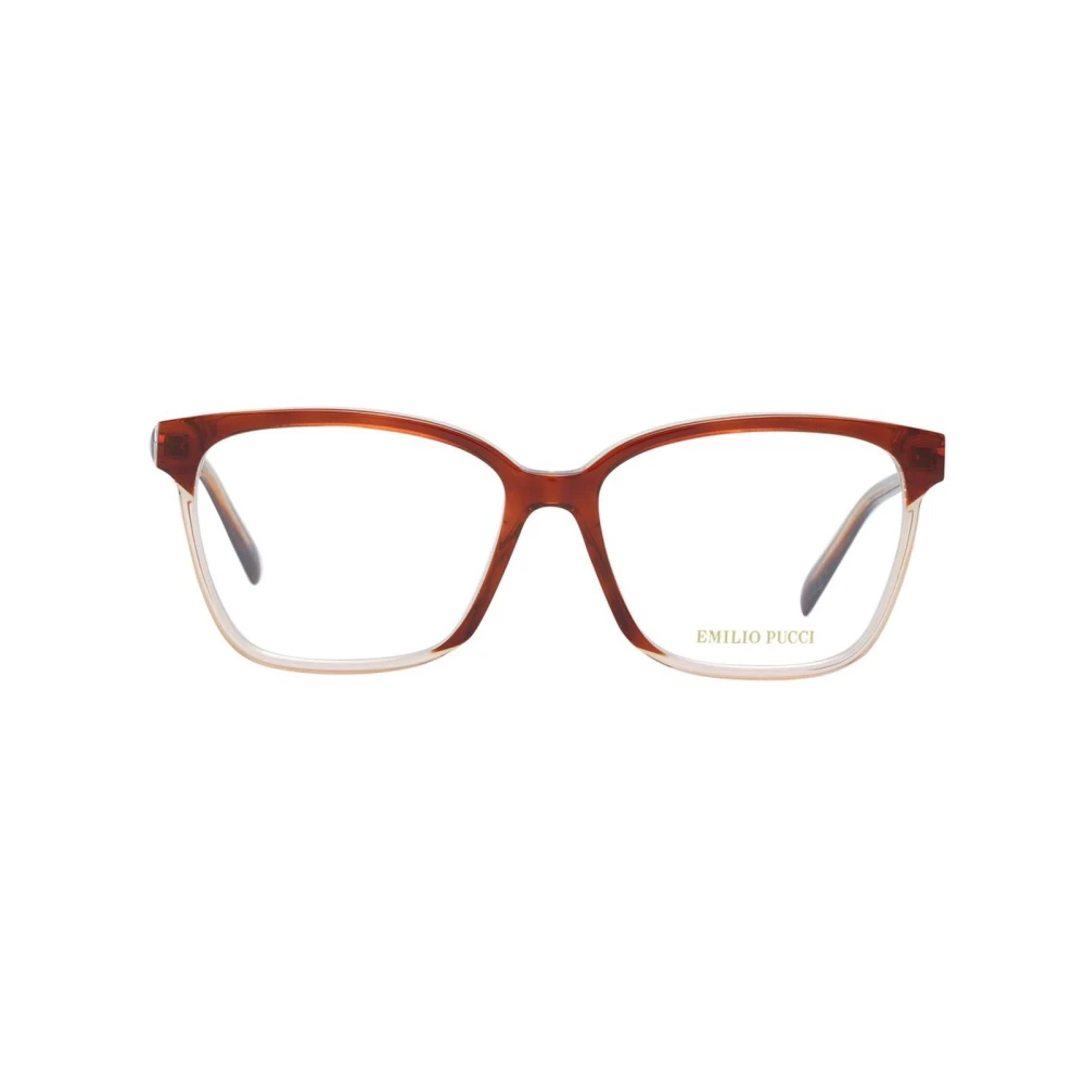 EMILIO PUCCI Bruine Vierkante Optische Frames voor Vrouwen Brown Dames