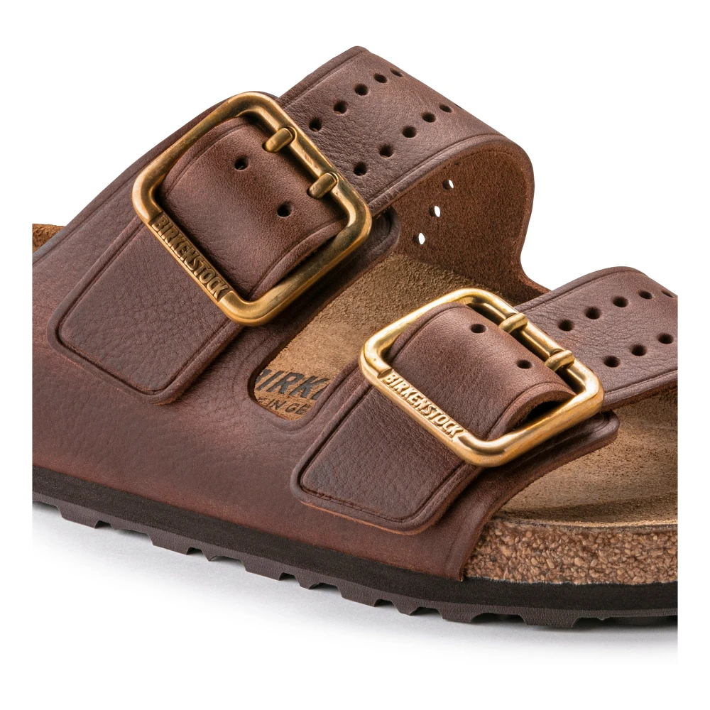 Birkenstock Bold Roast Leren Herensandalen Brown Heren