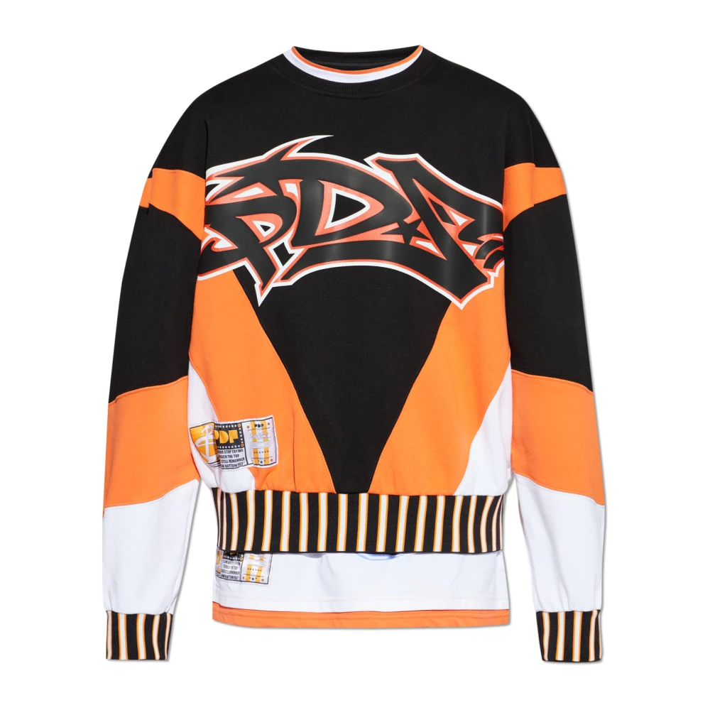 Pdf Men's Multicolor Sweatshirt With Print - Sweatshirts - S - Sweatshirts & Hoodies