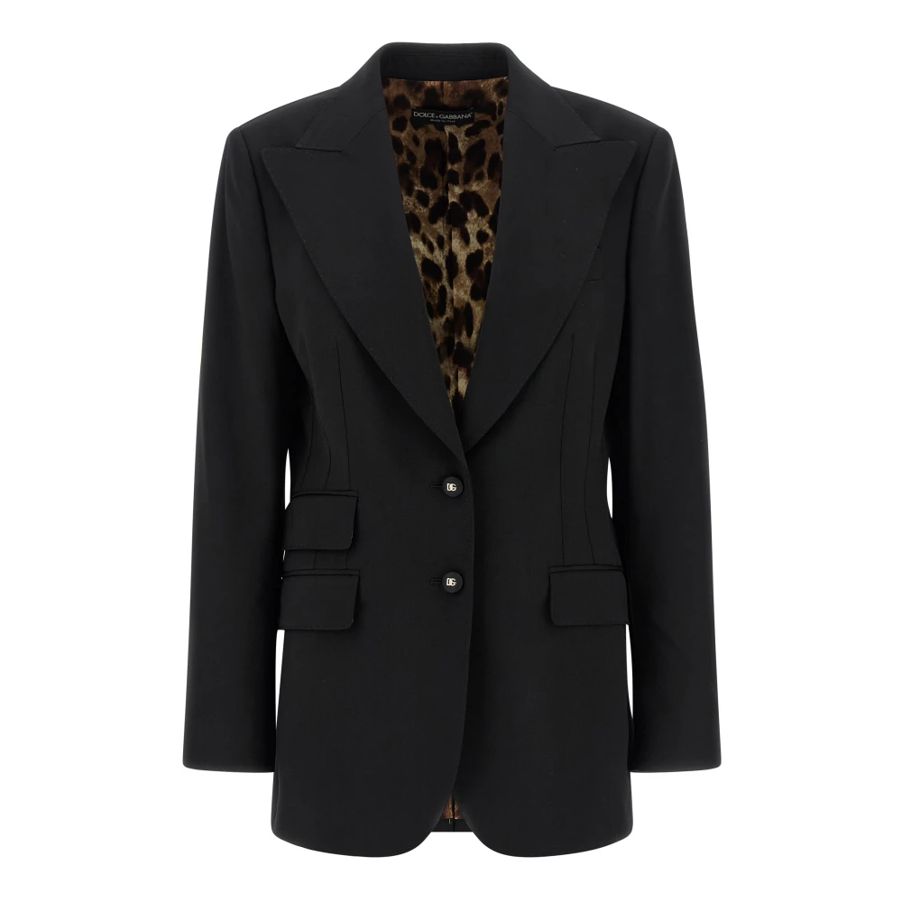 Dolce & Gabbana Women's Black Blazers, Xs, Turlington Blazer