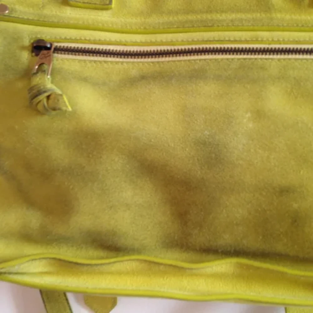 Proenza Schouler Pre-owned Suede shoulder-bags Yellow Dames