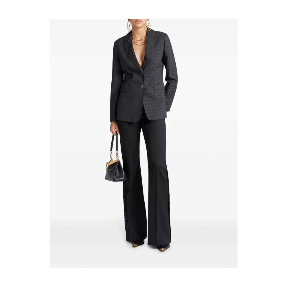 ETRO Stijlvolle Jas voor Mannen Black Dames
