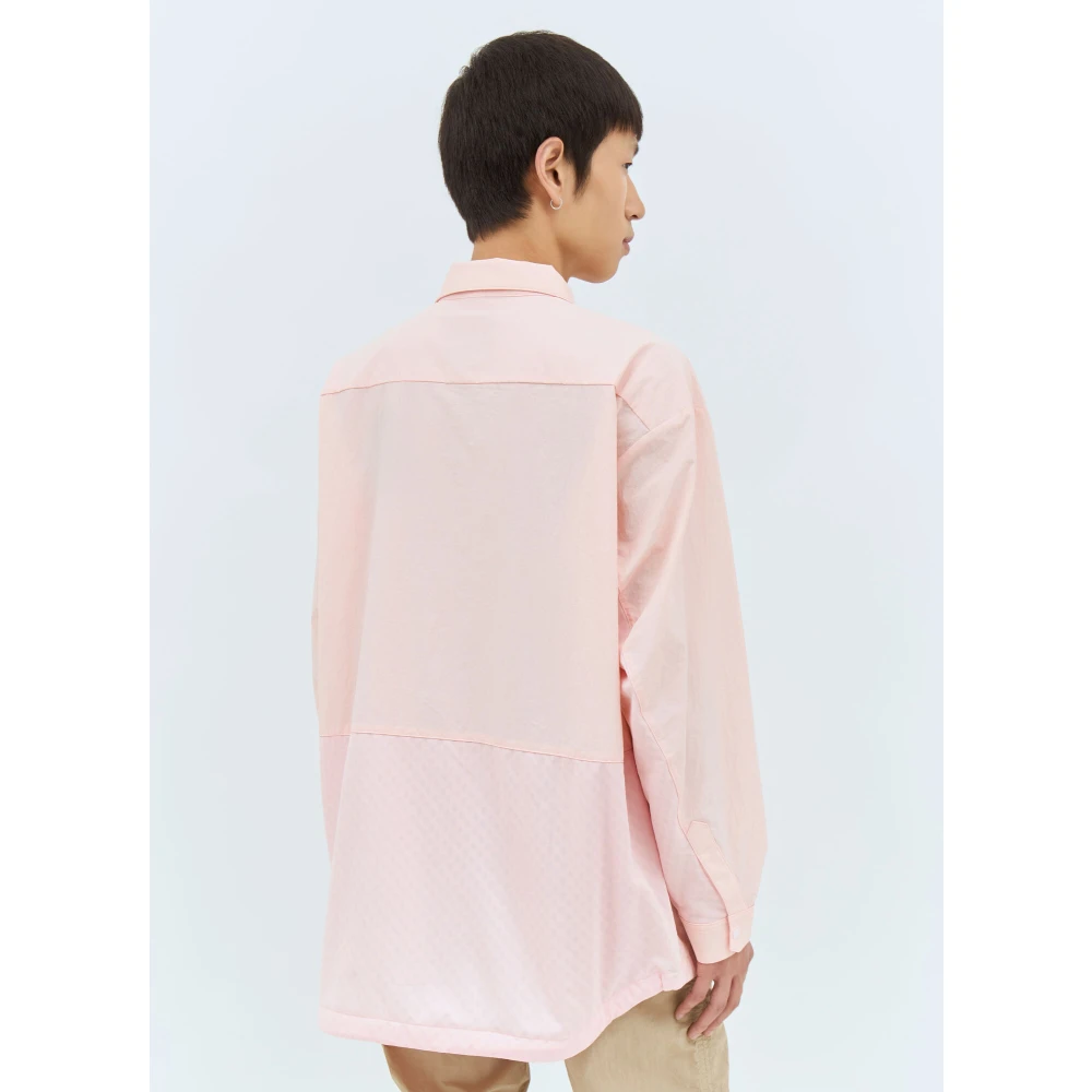 Dickies Oversized werkschirt met achterpaneel Pink Heren